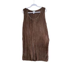 Creped Copper H&M Large Party Dress